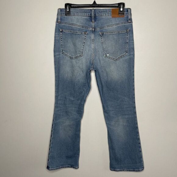 J CREW Womens 9" Demi-Boot Crop Jeans NEW Distressed Stretch BA622 Sz 27 - Picture 7 of 13